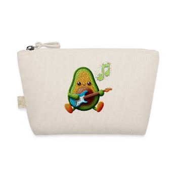 SAVEUR ET MUSIQUE, AVOCAT JOUANT DE LA GUITARE ÉLECTRIQUE - Trousse biologique - nature - Devant