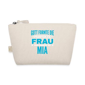 Mia Name Design - Organic Pouch - nature - Front