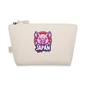 Fett in Japan: Molliges Schweinchen - Bio-Täschchen - Natur - Vorne