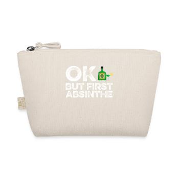 OK Mais D’abord Absinthe T-Shirt Drôle Boire Du Vin - Trousse biologique - nature - Devant