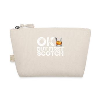 OK Mais Premier T-Shirt Scotch Drôle Whisky Drunk - Trousse biologique - nature - Devant