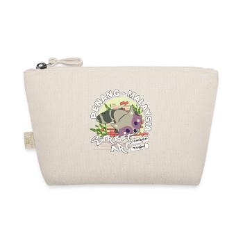 Raccoon Graffiti - Organic Pouch - nature - Front