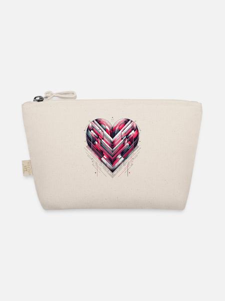 Futuristic Heart - Organic Pouch - nature