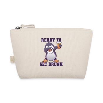 Ready To Get Drunk King Penguin Emperor Penguin - Organic Pouch - nature - Front