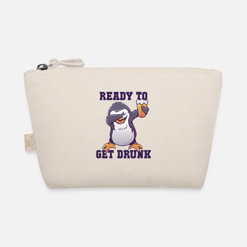 Ready To Get Drunk Königspinguin Kaiserpinguin Bio-Täschchen