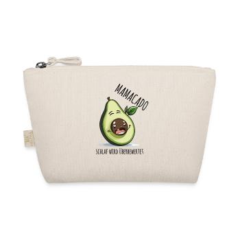 Mamacado Avoacado Avocado Schwanger süßes Baby - Bio-Täschchen - Natur - Vorne