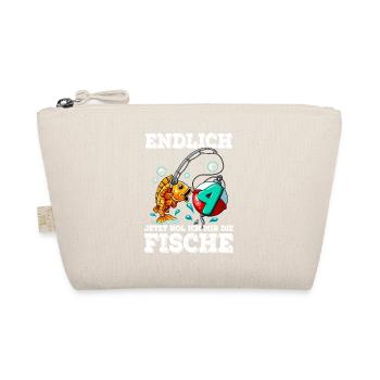 4 Anniversaire Pêcheur à la ligne - Trousse biologique - nature - Devant