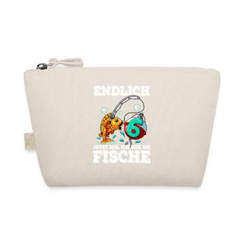 6 Anniversaire Pêcheur à la ligne - Trousse biologique - nature - Devant