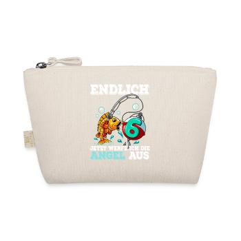 6 Anniversaire Pêcheur à la ligne - Trousse biologique - nature - Devant