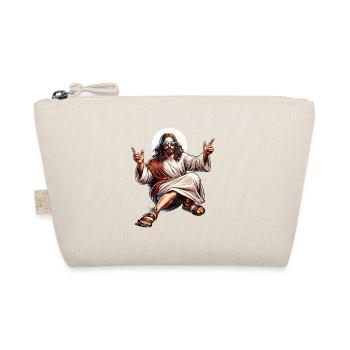 Tanzen Jesus Break Dancing Jesus Lustig Jesus t - Bio-Täschchen - Natur - Vorne