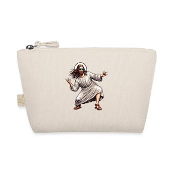 Tanzen Jesus Break Dancing Jesus Lustig Jesus t - Bio-Täschchen - Natur - Vorne