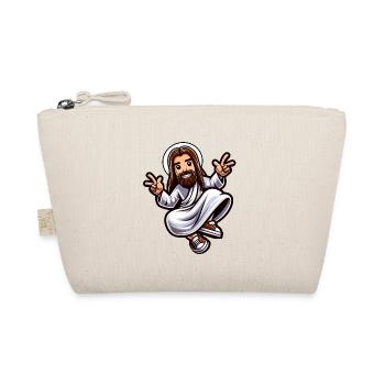Tanzen Jesus Break Dancing Jesus Lustig Jesus t - Bio-Täschchen - Natur - Vorne