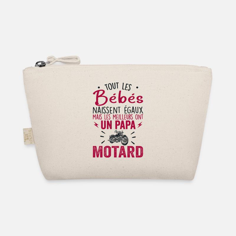 Babies Equal Best Have a Biker Dad Organic Pouch