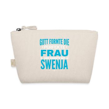 Swenja Name Design - Organic Pouch - nature - Front
