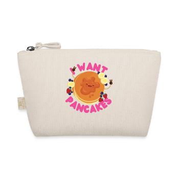 Amoureux des crêpes Les enfants je veux des crêpes - Trousse biologique - nature - Devant