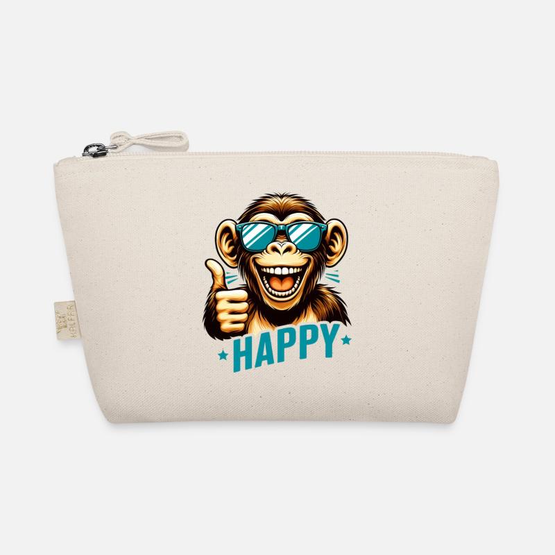 "Happy-go-Lucky Monkey: Der coolste Affe im Dschun Bio-Täschchen