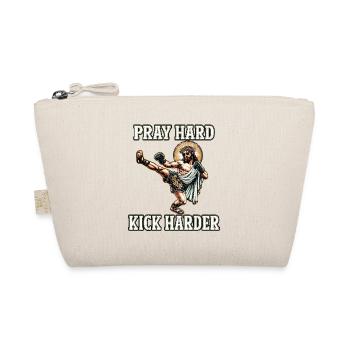 Drôle Muay Thai Seigneur Jésus disant cadeau chrétien - Trousse biologique - nature - Devant