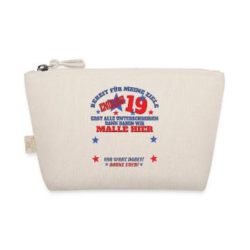 19th Birthday Man and Woman Guestbook - Organic Pouch - nature - Front