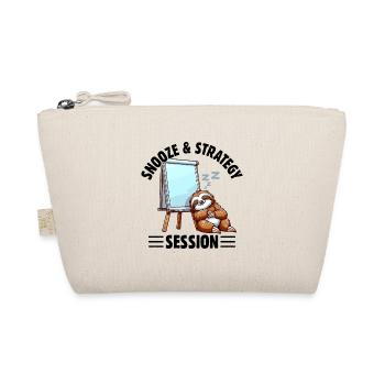 Office Humor Business Home Office Sloth - Organic Pouch - nature - Front