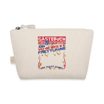 19th Birthday Man and Woman Guestbook - Organic Pouch - nature - Front