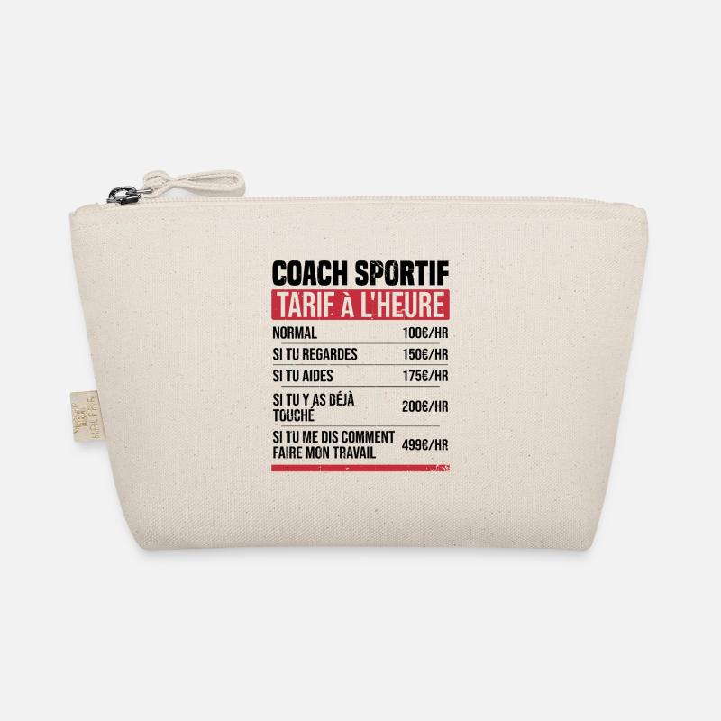 Personal trainer hourly rate humor gift idea Organic Pouch