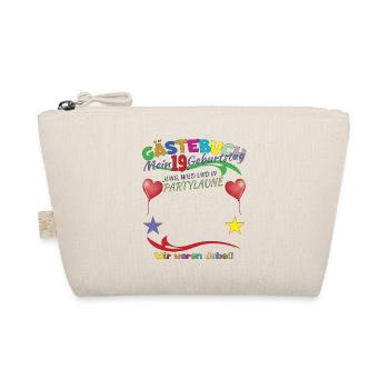 Livre d’or 19e anniversaire homme et femme - Trousse biologique - nature - Devant