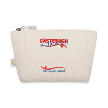 19th Birthday Man and Woman Guestbook - Organic Pouch - nature - Front