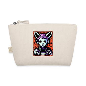 Be who you are, but be warm - Organic Pouch - nature - Front