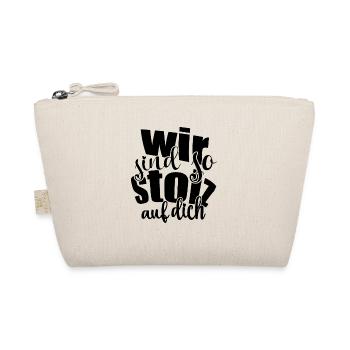 We're so proud of you saying appreciation - Organic Pouch - nature - Front