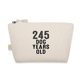 245 Dog Years Old 35th Birthday - Organic Pouch - nature - Front
