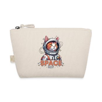 Space Cat Astronaut - Organic Pouch - nature - Front