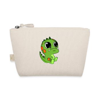 Dino Motiv Dinosaurier Baby Kleinkind - Bio-Täschchen - Natur - Vorne