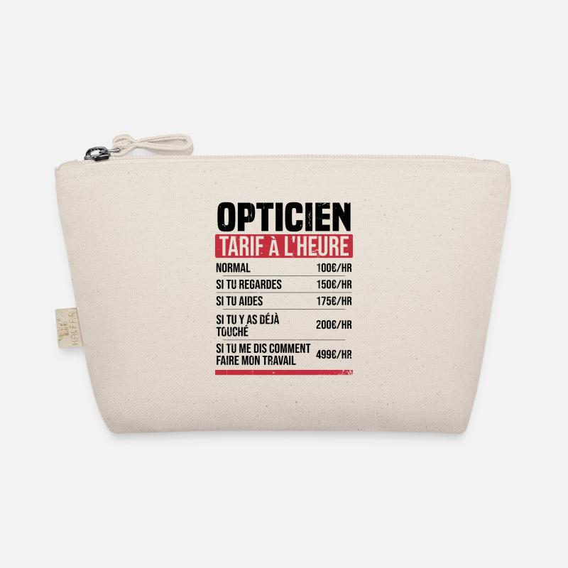 Optiker Stundensatz Geschenkidee Humor Bio-Täschchen