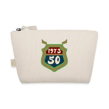 1973 born 50 years - Organic Pouch - nature - Front