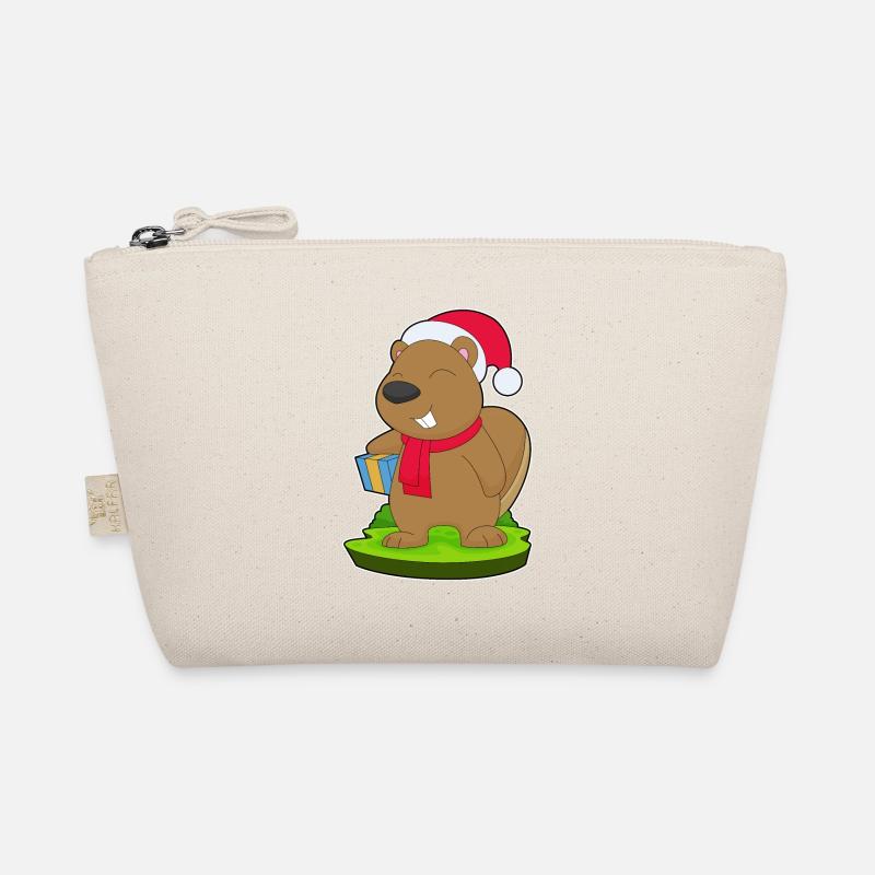 Beaver Christmas Package Organic Pouch