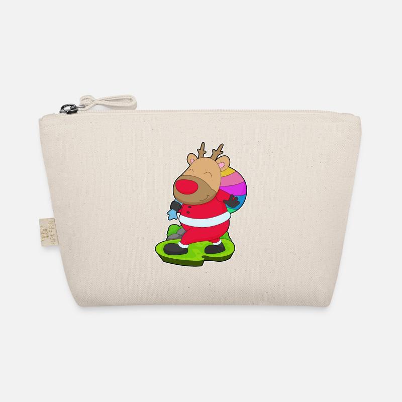 Sac de Noël renne Trousse biologique