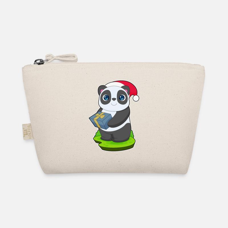 Panda Christmas Package Organic Pouch