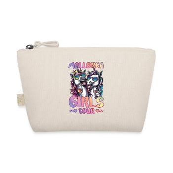 Mallorca Girls Tour Unicorn Party Holidays - Organic Pouch - nature - Front