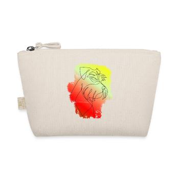 COLOR SCHNAUZER ONE LINE - Organic Pouch - nature - Front