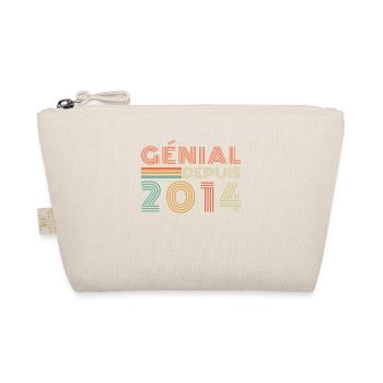 Génial Depuis 2014 Cadeau Retro Anniversaire - Trousse biologique - nature - Devant