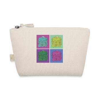 Pancake Lover Kids Retro Vintage - Organic Pouch - nature - Front