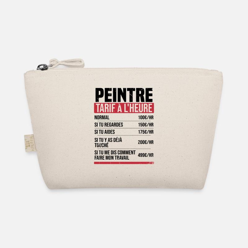 Painter Hourly Rate Humor Gift Idea Organic Pouch