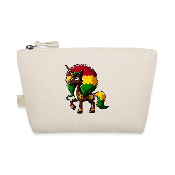 Mélanine Licorne Fille Noire Magie - Trousse biologique - nature - Devant