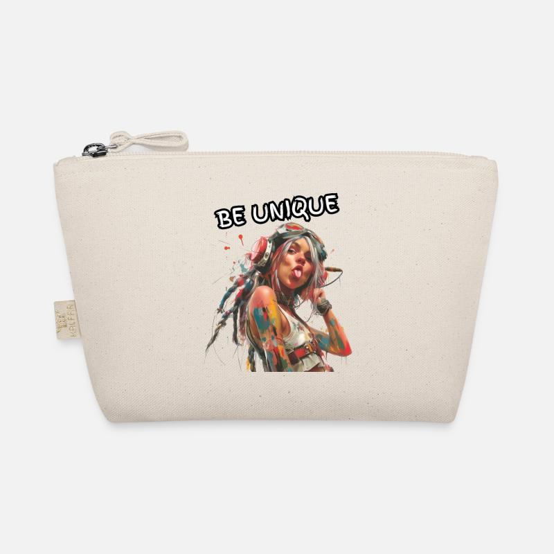 BE UNIQUE. Self-loyalty, self-confident, individual, - Organic Pouch - nature