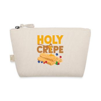Pancake Lover Kids Pun Holy Crepe - Organic Pouch - nature - Front