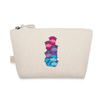 androgyne drapeau fierté LGBTQ vache mignonne - Trousse biologique - nature - Devant