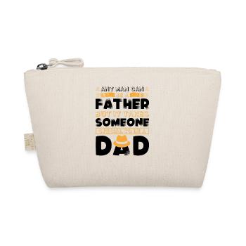 Any Man can be a Father - Organic Pouch - nature - Front