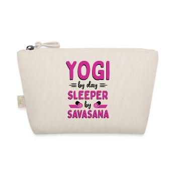 Yogi Bei Tag - Hemd Lustig Yoga - Bio-Täschchen - Natur - Vorne