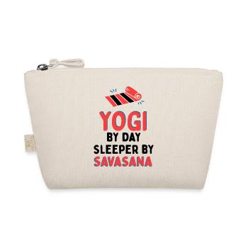 Yogi Bei Tag - Hemd Lustig Yoga - Bio-Täschchen - Natur - Vorne