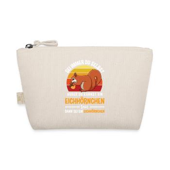 Baumbewohner Eichhörnchen Nagetier Motiv - Bio-Täschchen - Natur - Vorne